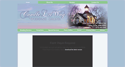 Desktop Screenshot of candlelitwayweddingchapel.com
